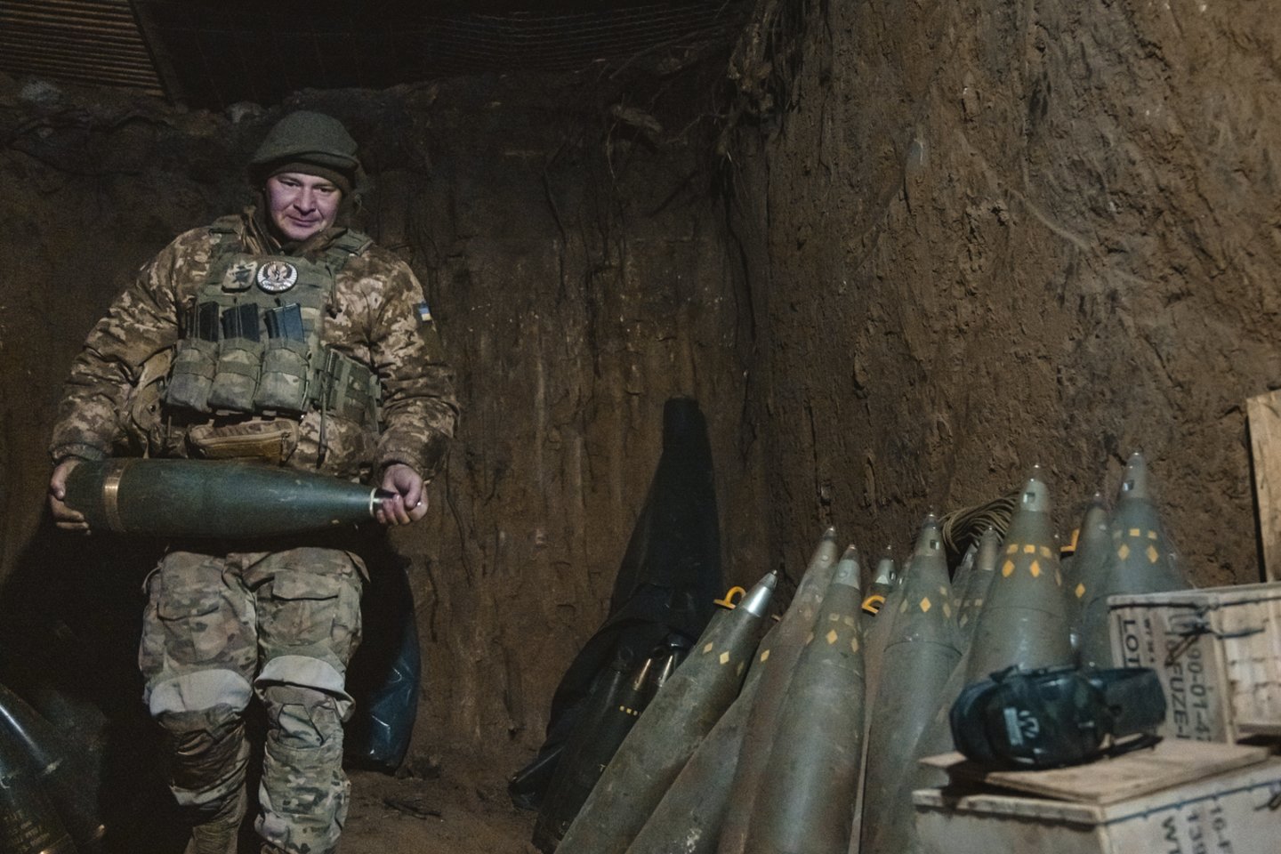 Karas Ukrainoje.<br>EPA-ELTA nuotr.