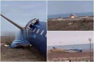 Po lėktuvo katastrofos Kazachstane – naujausia informacija apie aukas: nelaimė pasiglemžė 38 žmonių gyvybes