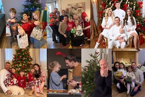Žinomų žmonių Kalėdos ir šilti palinkėjimai: pamatykite, kaip jie sutiko šventes