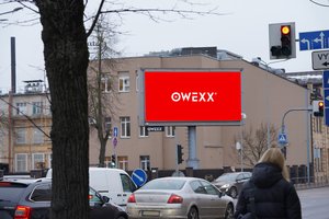 OWEXX lauko ekranų tinklas Šiauliuose: išsiskiriančios reklamos galimybės