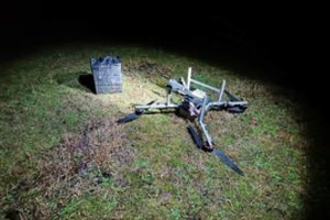 Pasieniečiai perėmė dvi bepilotes skraidykles su baltarusiškų cigarečių kroviniu