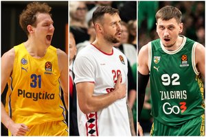 Pažymiai Eurolygos lietuviams: R. Jokubaičio pamokos „Žalgiriui“, solidus D. Motiejūnas ir kapitono trauma