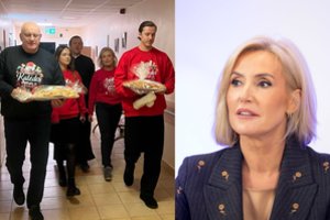 Daugybę metų kilnią tradiciją su šeima puoselėjanti Ž. Pinskuvienė neslėpė emocijų: „Jaudulio ašaros“