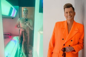 Karolis Murauskas pasidalijo intymia nuotrauka: slapčiausią vietelę vos dengė kailiniai