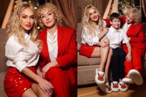 Jaukia šeimos fotosesija pasidalijusi O. Pikul sulaukė išskirtinio dėmesio: akį traukė viena detalė