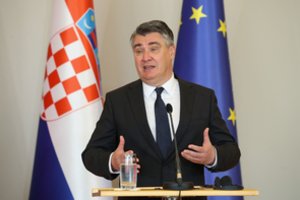 Balsavusių rinkėjų apklausos: Kroatijos prezidentas Z. Milanovičius jau pirmajame rate surinko per 50 proc. balsų