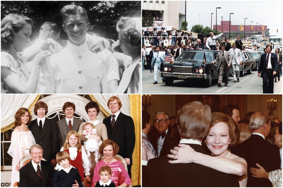  Jimmy Carterio gyvenimo akimirkos.<br> Lrytas montažas.