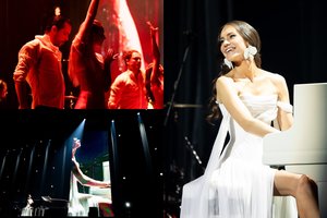 Vilniuje – magiškas pianistės Ievos Dūdaitės pasirodymas: šokiu talkino ir Deividas Meškauskas