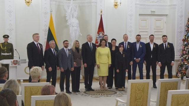 Olimpinių ir paralimpinių žaidynių medalininkų apdovanojimai: G. Nausėda pergales vadina visos Lietuvos