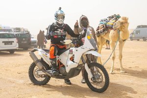 Į Dakarą motociklininkas Mykolas Paulavičius atvyko su nuotykiais