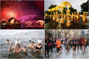 Įspūdingi šviesų ir fejerverkų šou bei naujos tendencijos: pasaulis pasitinka Naujuosius metus