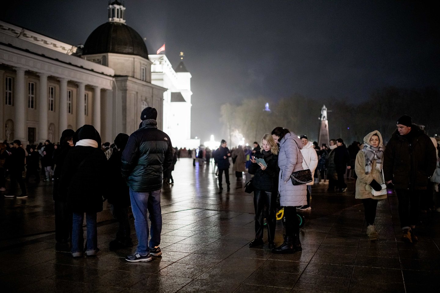 Naujųjų metų pasitikimas Vilniuje.<br>J.Elinsko (ELTA) nuotr.
