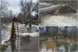 Dalyje Lietuvos pustė, o kita dalis skendo: „Niekas nepamena tokio vandens lygio“