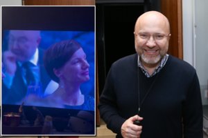 Po naujametinės transliacijos – „šniojimą“ primenantis Audriaus Giržado vaizdo įrašas: žiūrovai šokiruoti