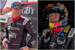 Vos sekunde nuo Dakaro legendos atsilikęs R. Baciuška šypsojosi: nutarėme paspausti