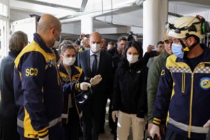 Vokietijos ir Prancūzijos užsienio reikalų ministrams Sirijoje aprodytas Sednajos kalėjimas