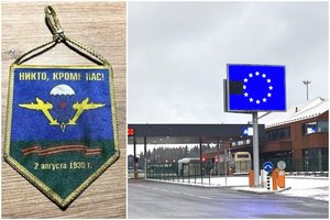 Sovietine simbolika automobilį „papuošusiam“ baltarusiui pasieniečiai skyrė baudą ir nuo sienos išsiuntė jį atgal į tėvynę