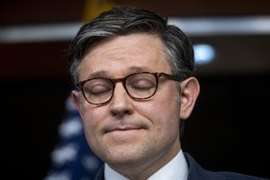 Iš antro karto: D. Trumpo sąjungininkas M. Johnsonas išrinktas JAV Atstovų Rūmų pirmininku