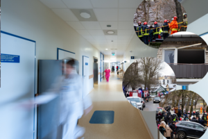 Sprogimą Vilniaus daugiabutyje sukėlusį vyrą ligoninėje saugo pareigūnai, jis jiems – gerai žinomas