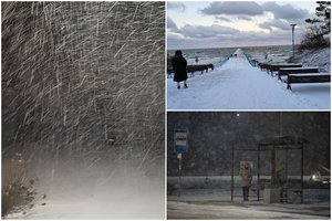 Po praėjusios nakties – naujas tarnybų įspėjimas: artėjančią naktį laukia antras audros smūgis