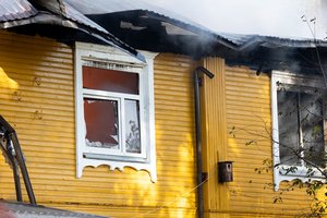 Naktį kilusio gaisro metu Klaipėdos rajone žuvo vyras