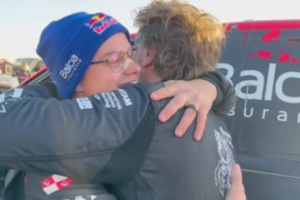 Pykčio ilgai nelaikė: B. Vanagą apsikabinęs R. Baciuška atsiprašė tautiečio