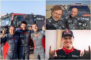 V. Žala pirmąją Dakaro maratono dieną užbaigė trečias, R. Baciuška ir B. Vanagas – antrajame dešimtuke