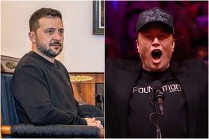 V. Zelenskis pasakė, ką mano apie E. Muską: „Gerbiu tokius žmones“