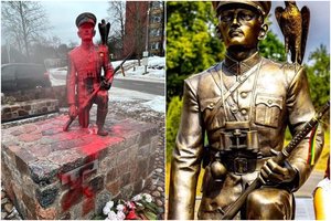 Adolfo Ramanausko-Vanago paminklo brutalaus išniekinimo byla: Rusijos pasiųsti serijiniai kurstytojai tebėra belangėje, netrukus spręsis vieno iš jų likimas