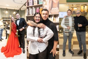 Vardinių kvepalų pristatyme – žinomi žmonės: atvyko ir Saulius Skambinas su mylimąja