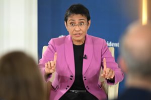 Nobelio premijos laureatė M. Ressa: ateina labai pavojingi laikai