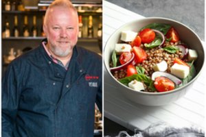 V. Radzevičius dalijasi nepaprastai gardžių sveikų salotų receptu: prireiks grikių ir sūrio