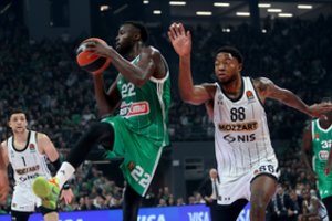 Eurolygos čempionas „Panathinaikos“ kukliau atsilygino „Partizan“ už nesėkmę Belgrade