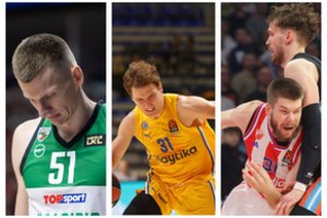 Pažymiai Eurolygos lietuviams:. nepageidaujamos R. Jokubaičio palydovės, A. Butkevičiaus košmaras ir vienintelis nugalėtojas