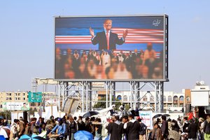 Tarpininkas Kataras informavo D. Trumpo pasiuntinį apie derybas dėl paliaubų Gazos Ruože