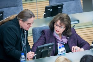 Į politinių aistrų verpetą įsukta A. Širinskienė sulaukė netikėtos paramos: ranką tiesia buvusi arši oponentė