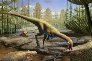 Seniausias kada nors šiame žemyne aptiktas dinozauras keičia žinias apie tai, kaip šie gyvūnai užkariavo Žemę