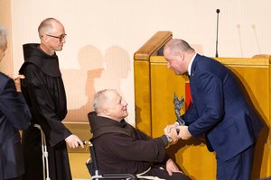 Kunigo J. Sasnausko nuopelnai nepriklausomybei ir demokratijai įvertinti 2024 m. Laisvės premija