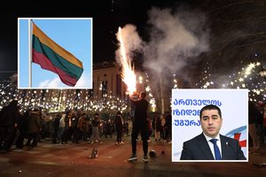 Iš Sakartvelo parlamento – absurdiškas kaltinimas: rėžė, kad spjaudymas į maistą yra „lietuviškas stilius“