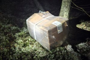 Pasieniečių įrangos paveiktas kontrabandininkų dronas nukrito į Nemuną