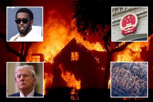 Fantastinis ginklas, įžymybių skandalas ir Kinijos šmėkla: gaisras Los Andžele paskendo sąmokslo teorijų dūmuose