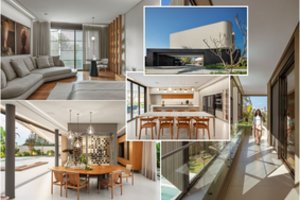 Pora pasistatė itin privatų ir uždarą namą: štai, kas jo viduje