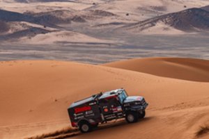 Devintasis Dakaro greičio ruožas: V. Žala finišavo trečioje vietoje, R. Baciuška liko penktas