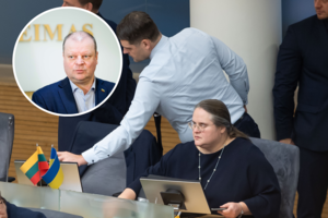S. Skvernelis prabilo apie A. Širinskienės prisijungimą ir pokalbį apie tai su R. Žemaitaičiu