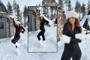 Besilaukianti Dalia Belickaitė pakėlė sparnus į šiaurę: dėmesį kaustė iki detalių apgalvotu stiliumi