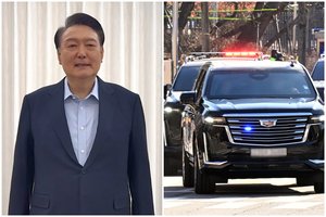 Sulaikytas nušalintas Pietų Korėjos prezidentas Yoon Suk-yeolas