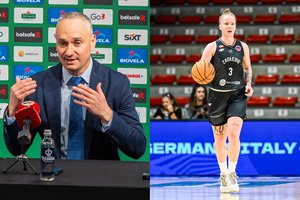 Prieš lemiamą EČ atrankos langą LKF tikisi spėti įteikti lietuvišką pasą Lenkijoje spindinčiai gynėjai