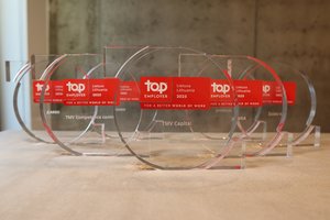„TMV Capital“ įmonių grupė įvertinta „Top Employer 2025“ sertifikatais