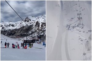 Baisi nelaimė Ispanijos kurorte – sugedus keltui, nukrito dešimtys slidininkų: dalies būklė kritinė