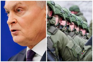 G. Nausėda prakalbo apie ambicingus gynybos finansavimo planus: „Reikės pasispausti“